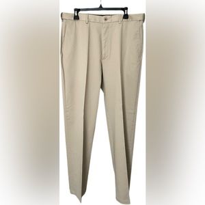 Haggar Khaki Pants Sz. 36/34 Excellent Condition No Iron!